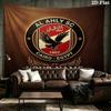 Custom Name Al Ahly SC Printed Tapestry – Wall Hanging for Bedrooms, Dorms, and Home Decor