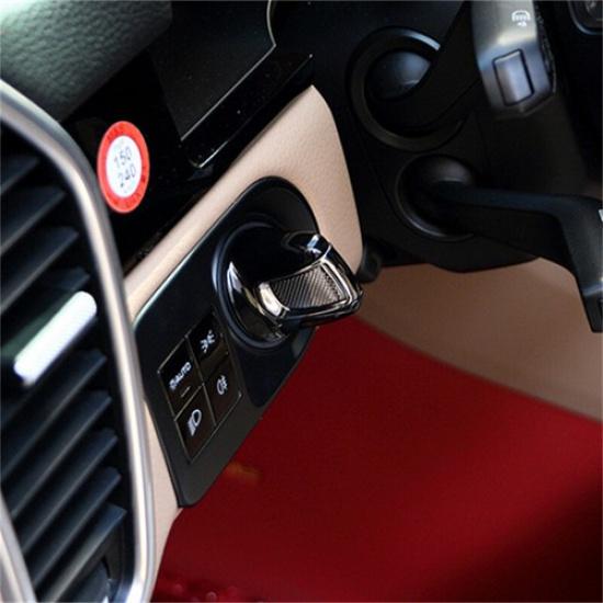 Car Ignition Start Stop Button Knob Bracket Cover For Porsche Cayenne 2017-