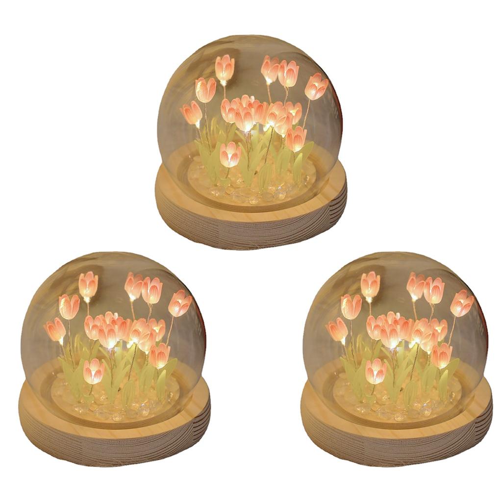 Tulip Night Light Gift Ambience Decoration Handmade LED