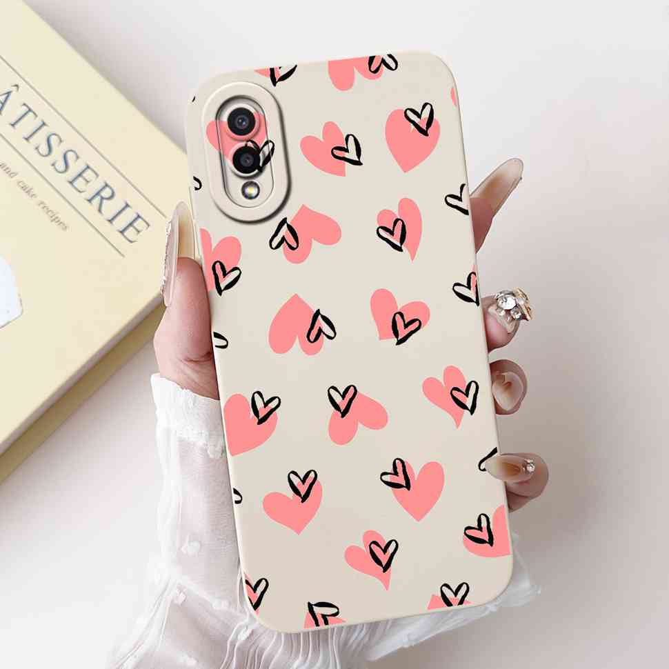 For Samsung Galaxy A02 SM-A022F Case Luxury Flower Fashion Soft Silicone TPU Cover For Samsung A02 M02 6.5" SM-M022F Phone Shell