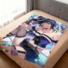 anime art cute girl a-asaka karin soft warm plush blanket for dormitory sofa living room pet hogar bedroom gift nap home Flannel