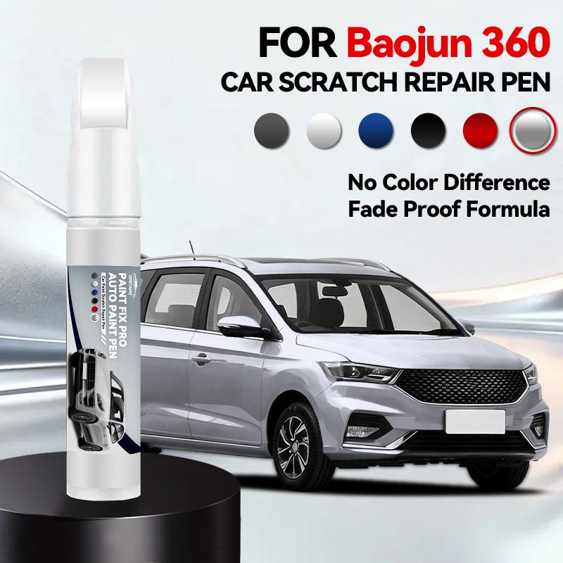 Per Baojun 360 1990-2026 Penna per Riparazione Vernice Ritocco Rimuovi Graffi Fai da Te Accessori Auto Nero Bianco Argento Rosso Marrone Grigio