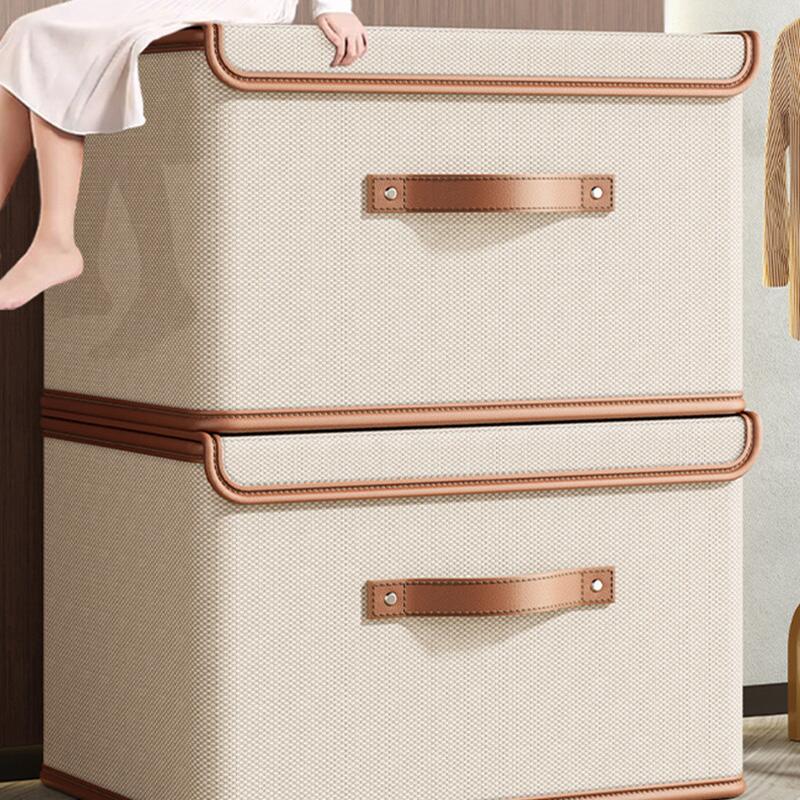 Clothes Storage Box With Lid For Household Use Wardrobe Underwear Storage Box Organizing Boxed Clothes Blankets Storage Basket