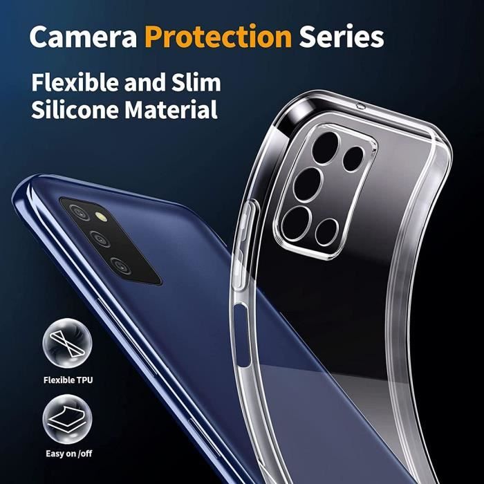 Coque de Protection - PROSHOP - Samsung A03S - Souple - Transparent - Anti-choc