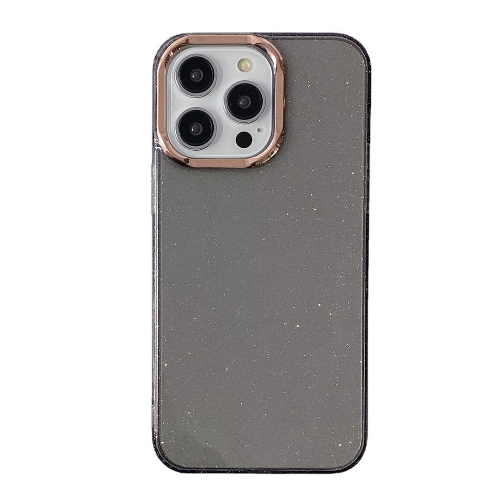 Für IPhone17 Vergoldetes Glitzerpulver-Plating für Apple 16pro Handyhülle Transparent 15/14 All-inclusive Schutzhülle Neu