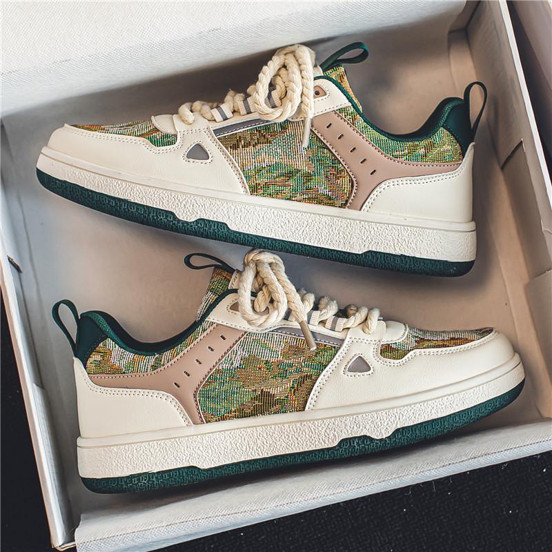 Cross-Border Summer Cloth Surface Breathable Lightweight Fashion Men'S Shoes Student Simple Trendy Flat Casual Board Shoes