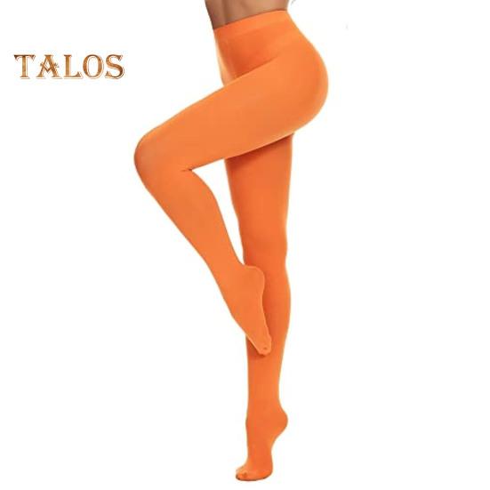 

Женские колготки с высокой талией, однотонные, высокоэластичные, обтягивающие, тонкие, карамельного цвета, нескользящие, для косплея, для повседневной носки, длинные чулки оранжевый