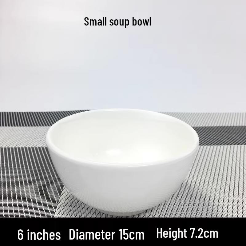 Pure White Ceramic Versatile Bowl