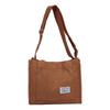 Women's Fashion Corduroy Tote Bag Lightweight Crossbody Style Holds Daily Essentials Ideal for School Work Shopping