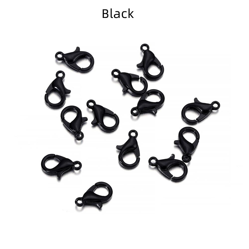 50pcs/lot Jewelry Findings Alloy Lobster Clasp Hooks For Jewelry Making Necklace Bracelet Chain DIY Supplies Accessories