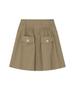 Sio Waist Button Skirt [Brown]