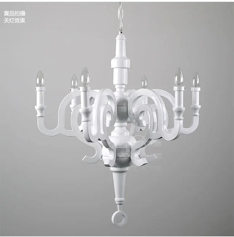 

Современное искусство Подвесные светильники из древесно-пластикового композита Подвесные лампы Столовая Ресторан Ретро-светильники Домашний светильник