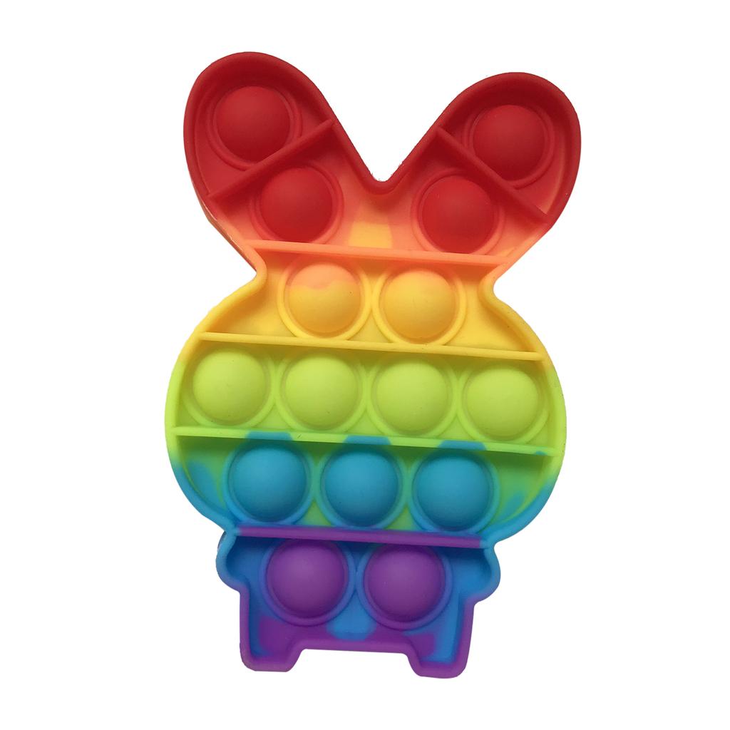 Rainbow Fidget Reliver Stress Toys Push Bubble Antistress Toys Adult Children Simple Dimple Toy To Relieve Autism Kids Game Gift