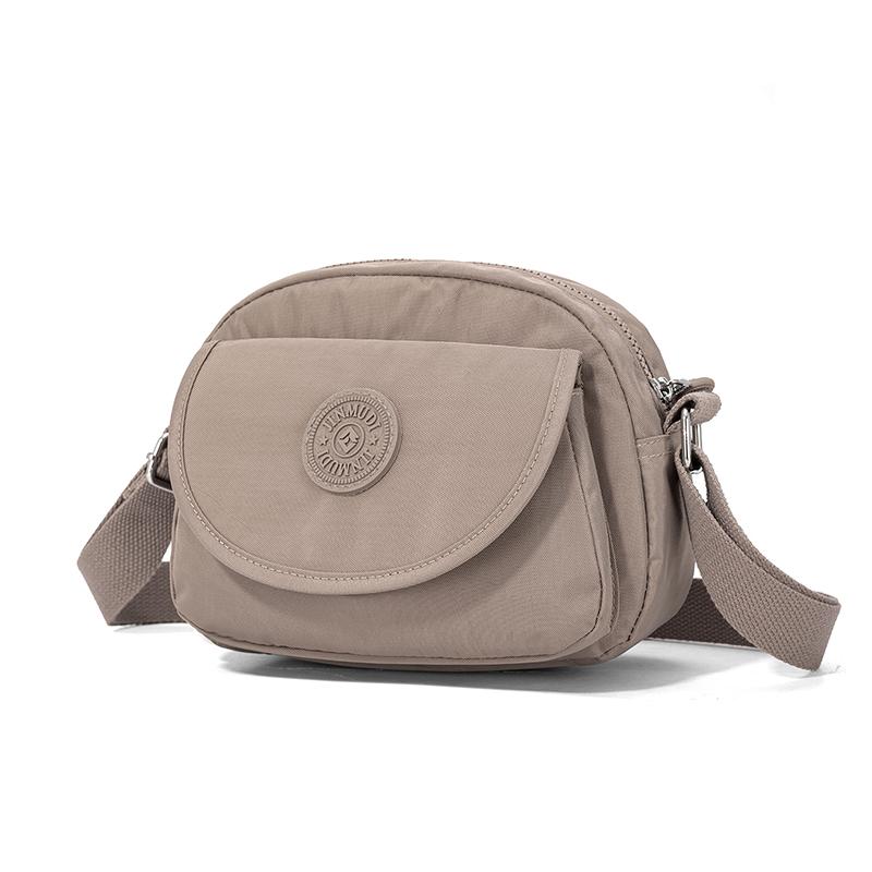 Waterproof Nylon Phone Bag Women's Multi-compartment Shoulder Bag Crossbody Bag