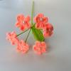 a Bundle of 6 Flowers Handmade Bouquet Artificial Knit Fake Flowers  Home Decoration