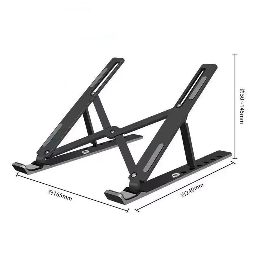 Foldable Laptop Stand Cooling Notebook Bracket Adjustable Ergonomic Laptop Support Base Holder Laptop Tablet Accessories Stands