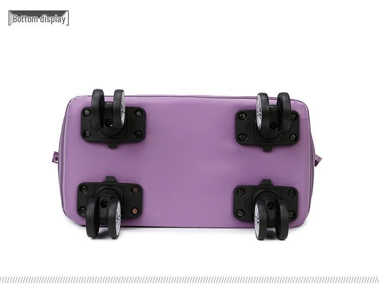 Wheeled Waterproof Travel Bag: Wet/Dry Separation, Large Capacity, Hand-Carry Luggage, Maternity, Business Trip