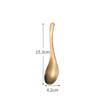 Retro Gold Distressed 304 Edelstahl Suppenlöffel