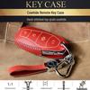 Premium Handmade Leather Key Case for Hongqi H5, 2023 H6, HS3, HS5, HS7, H9 - Women's Edition