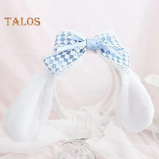 2 шт. повязки на голову для девочек с кружевным бантом — фото 5