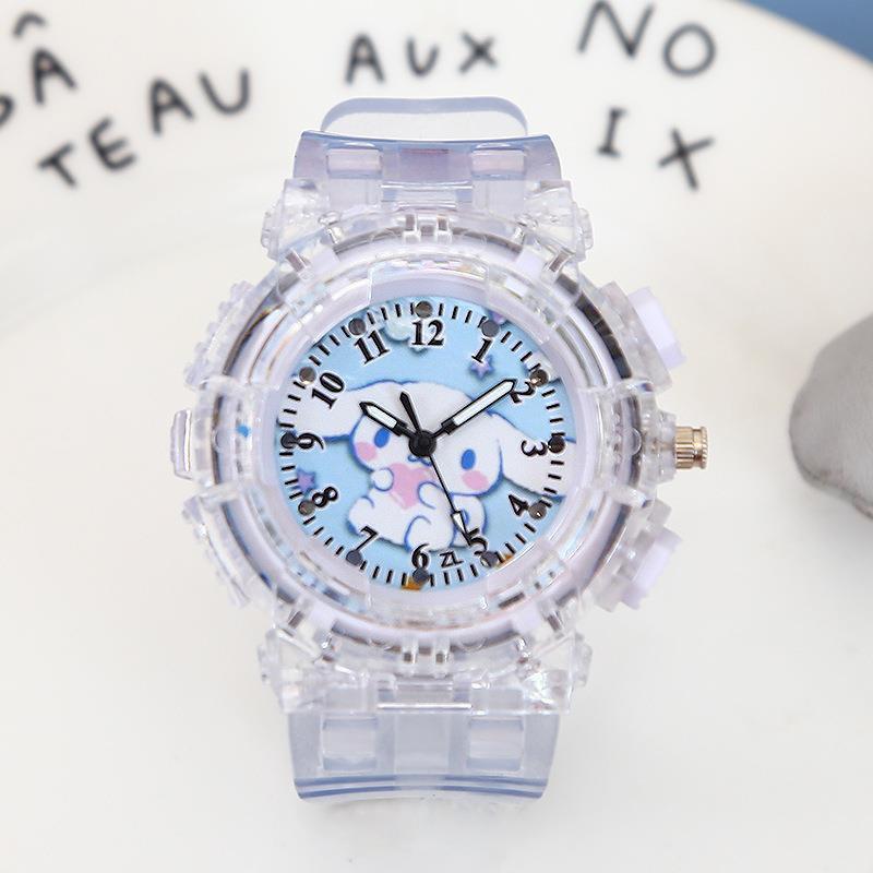 Montre électronique Ku Luo Mi pour filles, avec affichage de l'heure et fonction phosphorescente : cadeau idéal pour un anniversaire à la maternelle