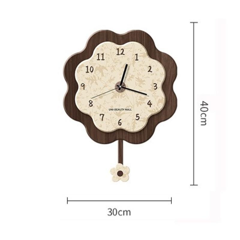 

Middle Ancient Style Creative Art Wall Clock New High-end Feeling Living Room Dining Room Bedroom Home Wall Clock