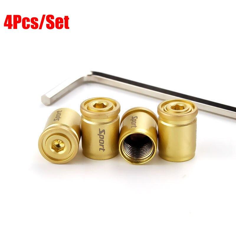 

Колпачок вентиля автомобильной шины, алюминиевый автомобильный пылезащитный колпачок, противоугонный шток колеса, колпачок воздушного клапана, спортивная модификация для всех моделей золотой