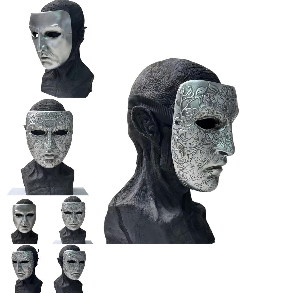 Baldwin IV. von Jerusalem Halloween-Maske Harz Kostüm Gesichtsbedeckung für Cosplay und Festivals