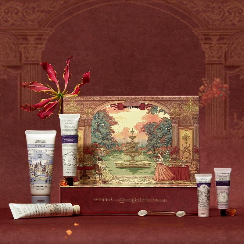 RoopyRun PeiRoman Manor New Year Gift Set: Body Lotion & Hand Cream for Moisturizing & Hydrating.