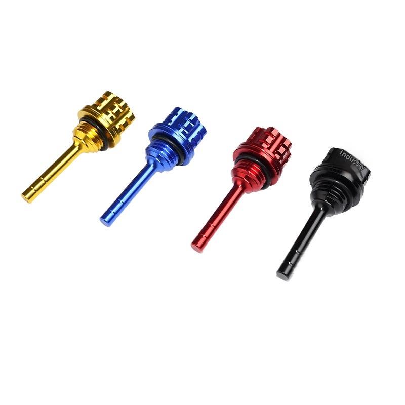 1 sztuka Bagnet Oleju Silnika Motocykla Styl CNC Stop Aluminium Sześciokątny Śliwkowy Bagnet Oleju Akcesoria Motocyklowe