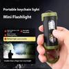 Mini Newest COB Ultra Bright Flashlight Rechargeable LED Keychain Hanging Portable Light Waterproof Keyring Camping Pocket Lamp