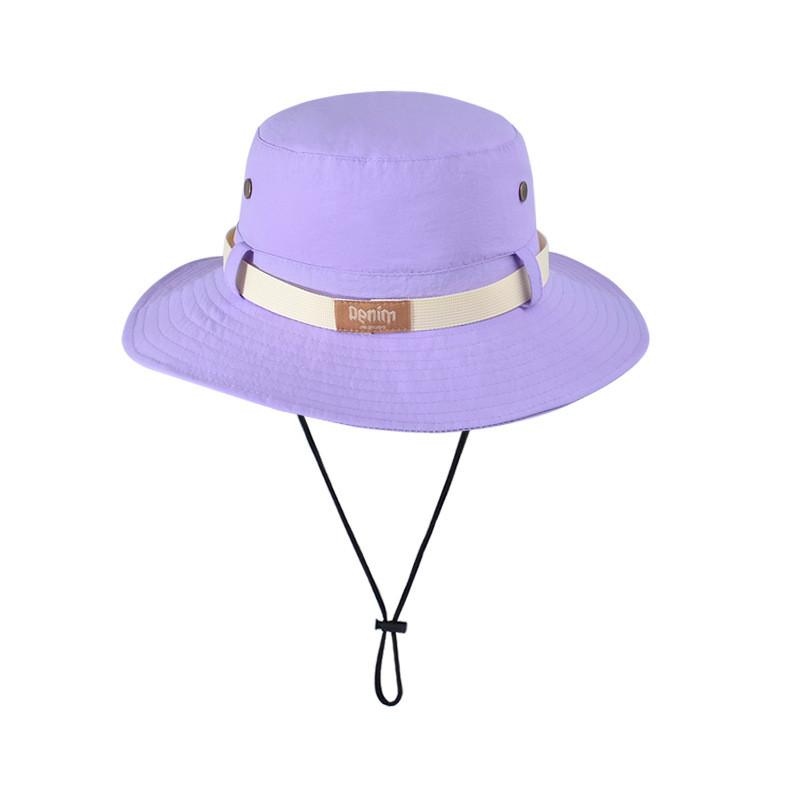 Summer Wide Brim Sun Hat With Waterproof Quickdry Fabric For Outdoor Activities