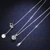Tancise S925 Sterling Silver Moissanite Luxusný osobný náhrdelník s príveskom Dámsky klasický náhrdelník s prílivom na párty darček na párty