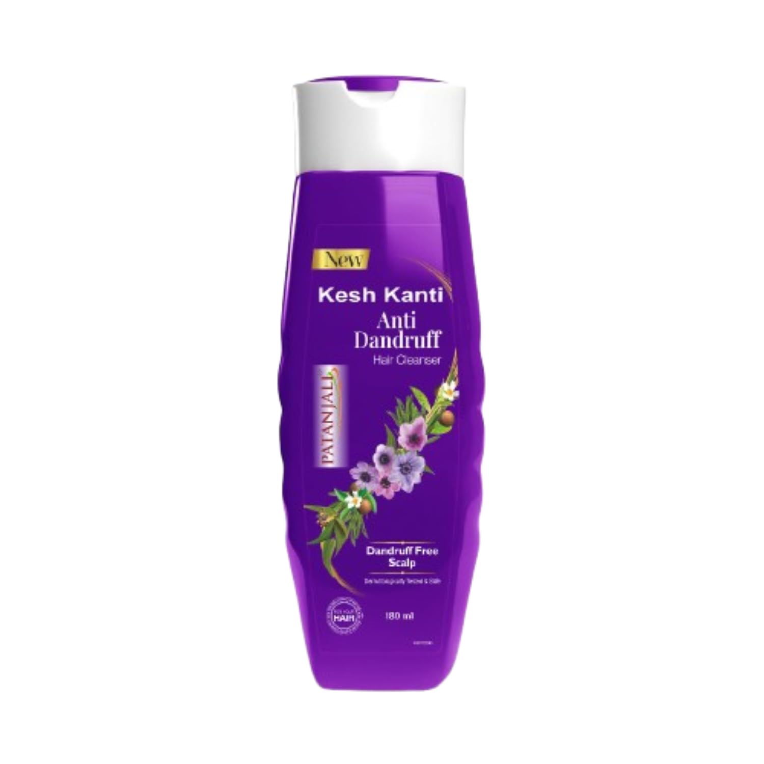 

Patanjali Kesh Kanti Anti Dandruff Hair Cleanser 180 Ml Herbal Shampoo For Clean Scalp Smooth Shiny Hair All Types