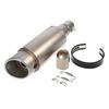 38-51mm Frosting  Colour Oblique Tail Refit Exhaust Muffler With Fit for Motorcycles ATV Universal
