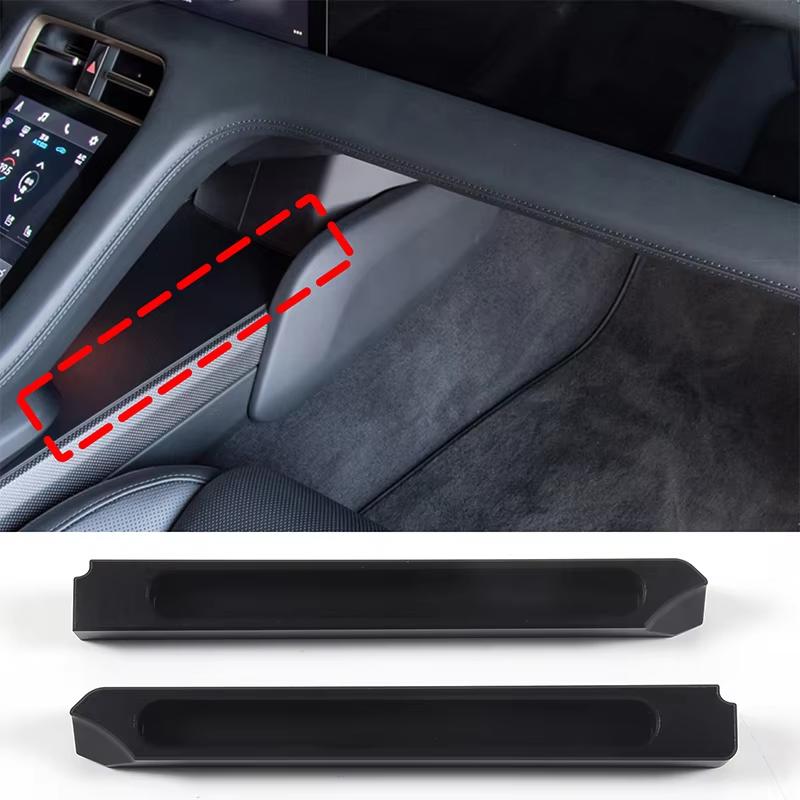 

Aluminum Alloy Car Center Console Lower Layer Storage Box For Porsche Taycan 2019-2022 Car Stowing Tidying Accessories