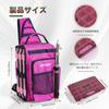 Goture Fishing Backpack with 3 Portable Tackle Single Shoulder Fishing Bag with Rod 900D Oxford Fabric Carp Tackle Durable Oxford Camping Bright
