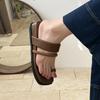 Black High-end Non-slip Thick-bottomed Slope Heel Flip-flops for Women's Summer Outer Wear 2025 New with Skirt Square Head Cool Slippers