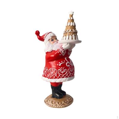 Christmas Figure for The Holidays, Resin Decoration Table