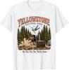 Národní park Yellowstone Nehlazte chlupaté krávy Vintage tričko