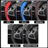 Carbon Fiber Leather Car Steering Wheel Cover For MINI Cooper R50 R55 R56 F57 Clubman Countryman Clubvan Coupe Auto Accessories