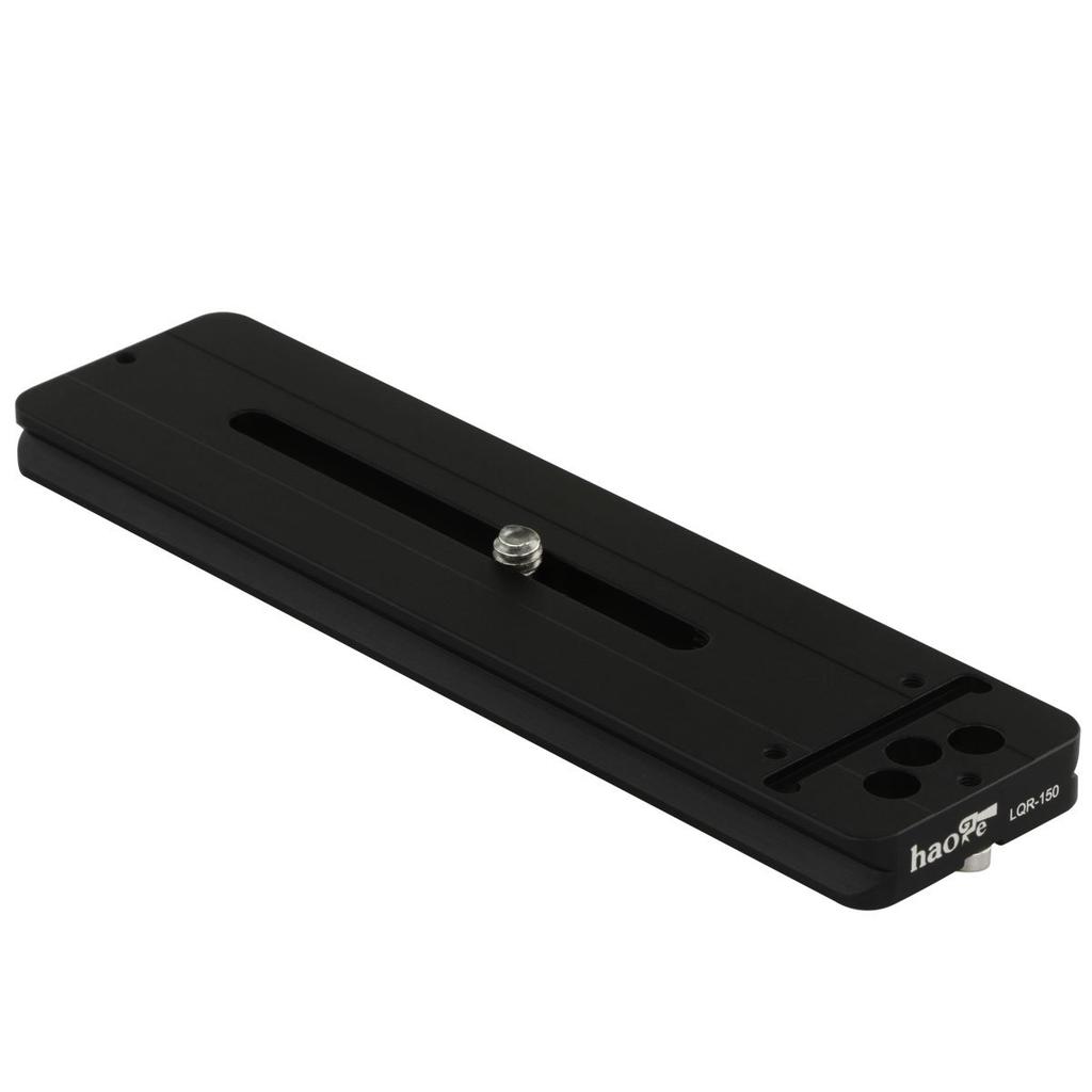 Haoge 150mm Universal Lens Quick Release Plate for Leica Telephoto Compatible with Arca Swiss Tripod Ball Heads LQR-150 Canon, Nikon, Olympus,