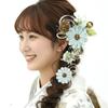 Hair Ornament Set of Japanese Fabric Flower Flower Hair Hair Suitable for Furisode Yukata Graduation 2, Tsumami-zaiku (traditional Making), Kk-008,