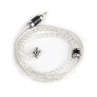 Linsoul THIEAUDIO EST Litz 5N OCC Crystal Earphone Upgrade Soft Oxidation for (Static Electricity) 100-Strand Silver-Plated (Single Copper) Cable,