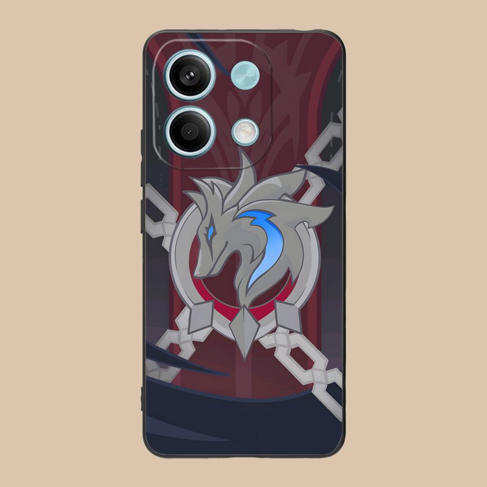Game GI Wriothesley Matte TPU Mobile Phone Case for POCO M7 M6 M5 M4 M3 X7 X6 X5 X4 X3 Pro GT 5G Colorful Printing Cover