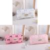 Girls Cosmetic Bag With Simple Butterfly Knot Style Made Of Durable Polyester