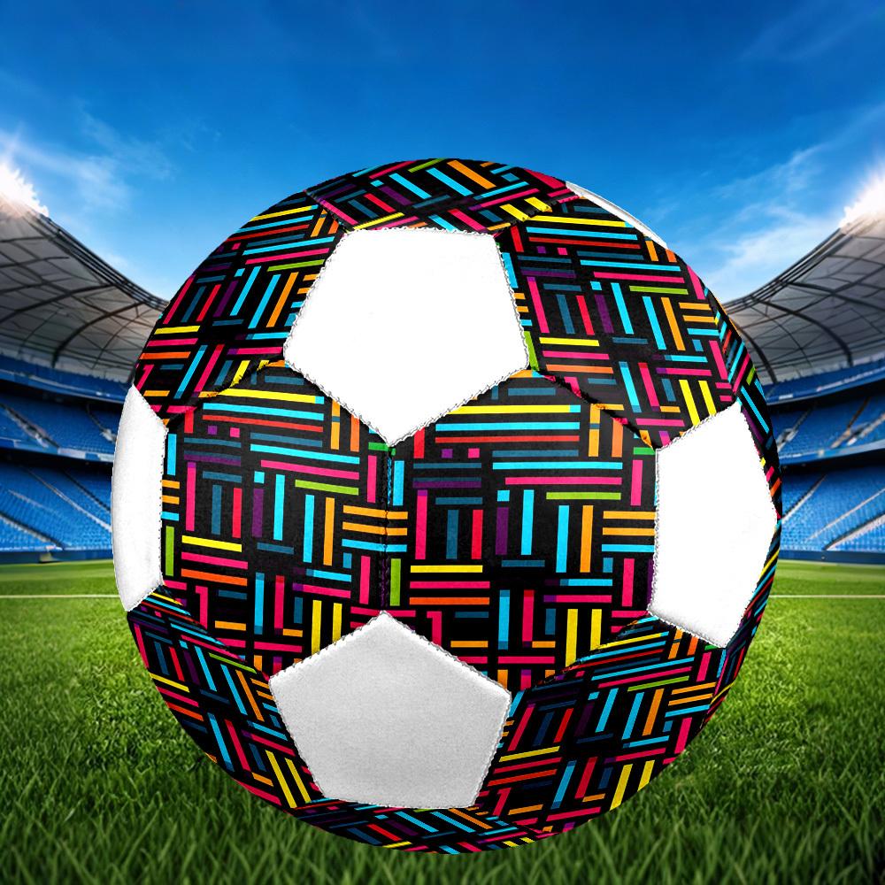 1pc Colorful Lightweight PVC Training Soccer Ball, Size 5, Suitable for Indoor and Outdoor TrainingGift y60382