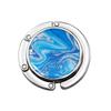 Fashion Foldable Handbag Hook Portable Creative Briefcase Hanger Durable Marble Pattern Table Hanger Girls Gift