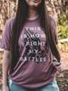 This Is How I Fight My Battles | Scripture T-Shirt | Ruby's Rubbish®