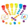 Matching Color Stacked Cups Game Sorting Color Classification Cup Toys  Develops Motor Skills